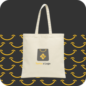 Torba papierowa biała 40x18x39 - płaski uchwyt, 70 g